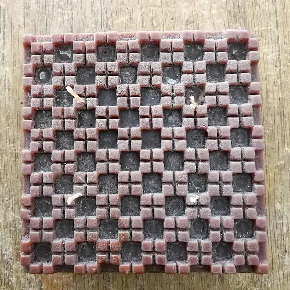 Vosková svíčka s vůní skořice se 4 knoty Made in Italy - Yuma Viadurini