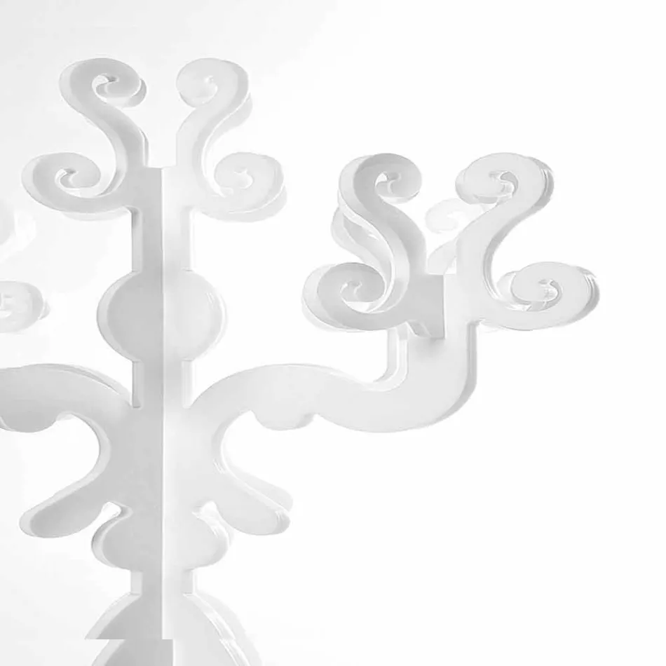 Vysoký design renesančního svícnu, 5 zbraní v plexisklu Aragon Viadurini