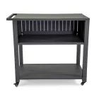 Venkovní vozík z lakovaného hliníku s různými povrchovými úpravami - Hotel Viadurini