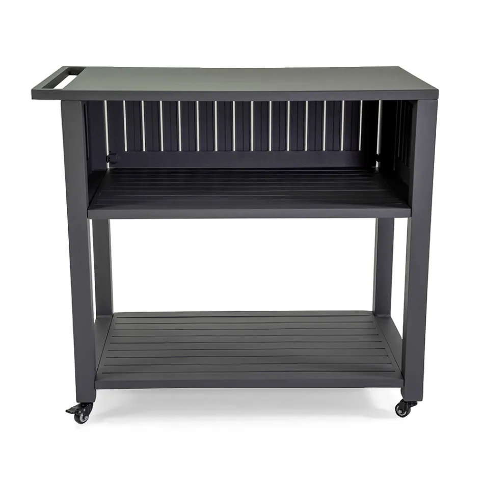 Venkovní vozík z lakovaného hliníku s různými povrchovými úpravami - Hotel Viadurini