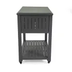 Venkovní vozík z lakovaného hliníku s různými povrchovými úpravami - Hotel Viadurini