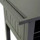 Venkovní vozík z lakovaného hliníku s různými povrchovými úpravami - Hotel Viadurini