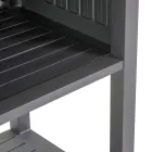 Venkovní vozík z lakovaného hliníku s různými povrchovými úpravami - Hotel Viadurini