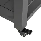 Venkovní vozík z lakovaného hliníku s různými povrchovými úpravami - Hotel Viadurini