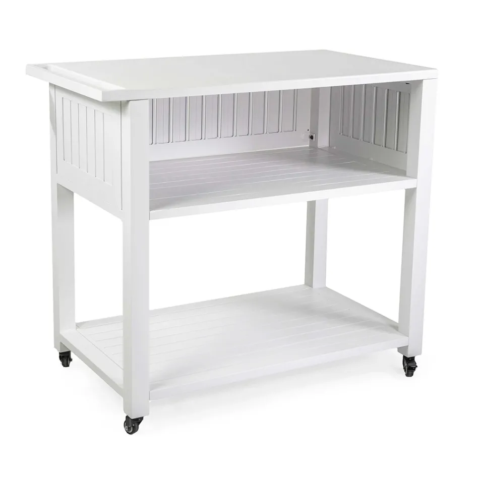 Venkovní vozík z lakovaného hliníku s různými povrchovými úpravami - Hotel Viadurini