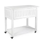 Venkovní vozík z lakovaného hliníku s různými povrchovými úpravami - Hotel Viadurini