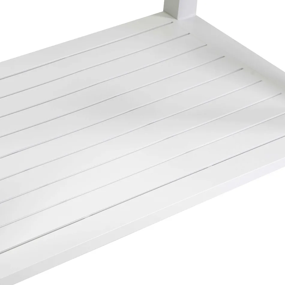 Venkovní vozík z lakovaného hliníku s různými povrchovými úpravami - Hotel Viadurini