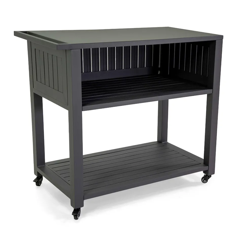 Venkovní vozík z lakovaného hliníku s různými povrchovými úpravami - Hotel Viadurini