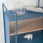 Designový vozík z oceli s popelem vyrobený v Itálii - Murella Viadurini