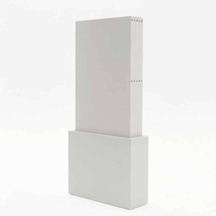 Nákupní rozšíření dveře otevřené póry bílý melamin Columbus Viadurini