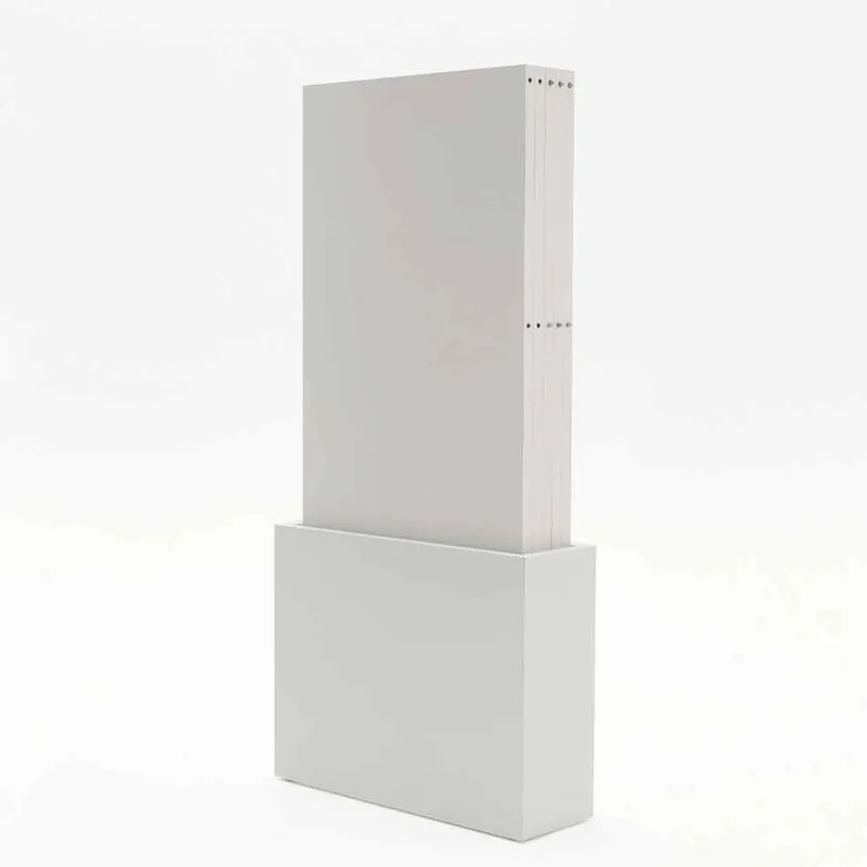 Nákupní rozšíření dveře otevřené póry bílý melamin Columbus Viadurini