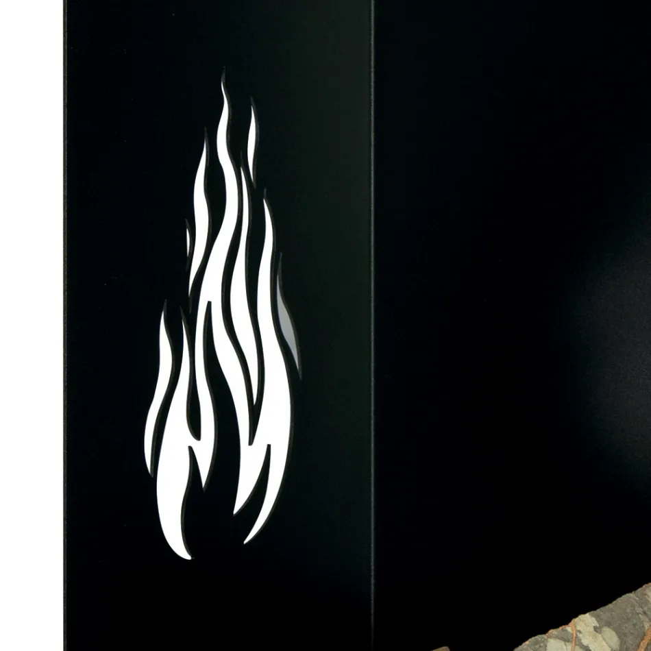 Dřevěný vozík se zásuvkou a kolečky Made in Italy - Alpaca Viadurini