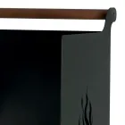 Dřevěný vozík se zásuvkou a kolečky Made in Italy - Alpaca Viadurini