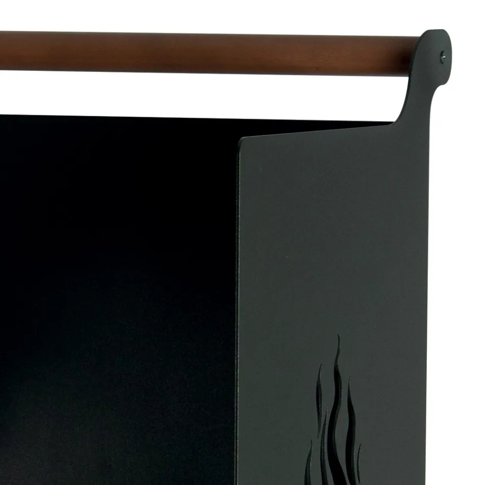 Dřevěný vozík se zásuvkou a kolečky Made in Italy - Alpaca Viadurini