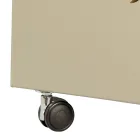 Kovový dřevěný vozík se 4 kolečky Made in Italy - Coccinella Viadurini