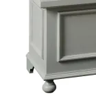 Truhla s masivní topolovou strukturou Made in Italy - Dievis Viadurini