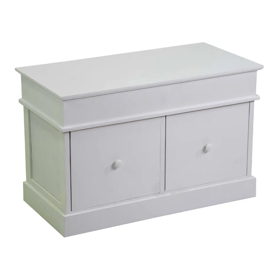 Dřevěná komoda se 2 zásuvkami - Meduse Viadurini