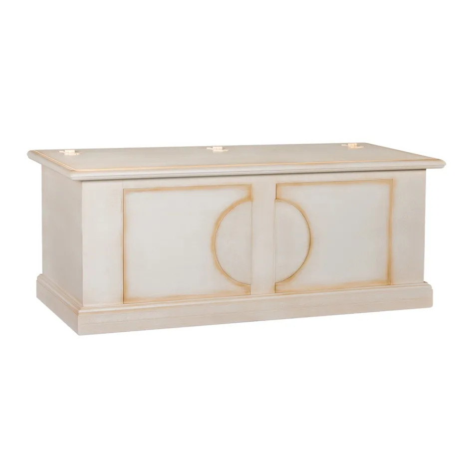 Truhla z dýhovaného dřeva s různými povrchovými úpravami Made in Italy - Krishna Viadurini