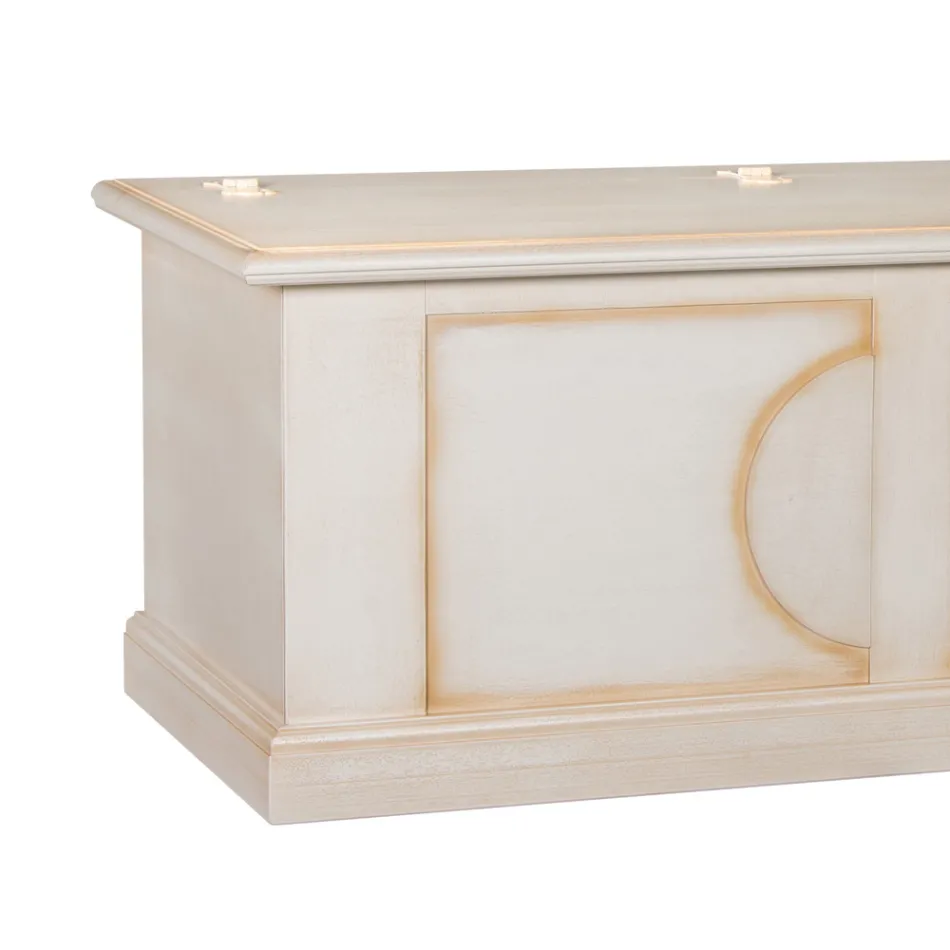 Truhla z dýhovaného dřeva s různými povrchovými úpravami Made in Italy - Krishna Viadurini