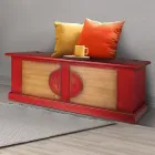 Truhla z dýhovaného dřeva s různými povrchovými úpravami Made in Italy - Krishna Viadurini