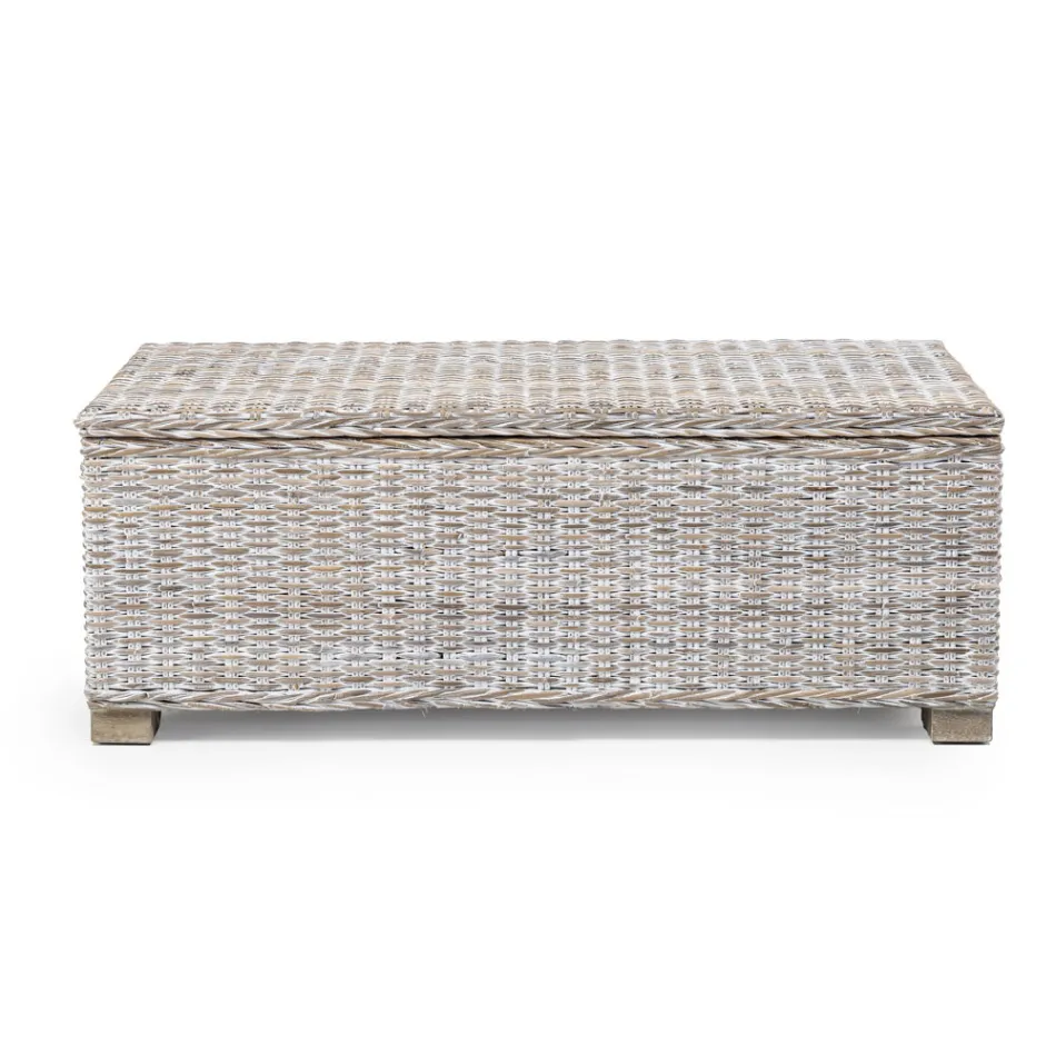 Venkovní hrudník z přírodního vlákna Kubù - Nogitsune Viadurini