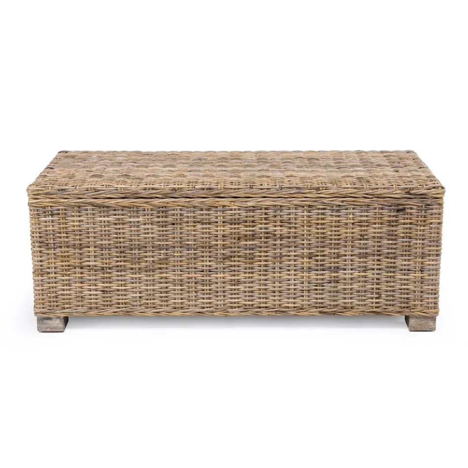 Venkovní hrudník z přírodního vlákna Kubù - Nogitsune Viadurini