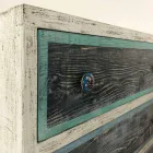 Artisan komoda ze dřeva jedle se 3 zásuvkami vyrobenými v Itálii - opice Viadurini