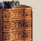Klasická luxusní ořechová komoda vyrobená v Itálii - elegantní Viadurini