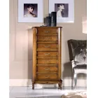 Dřevěná komoda se 7 nebo 5 zásuvkami klasického stylu Made in Italy - Richard Viadurini