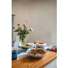 Vrchol s květinami v bahně, bílé nebo modré - Marken Viadurini