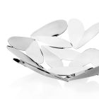 Elegantní designový vrchol se stříbrnými kovovými srdíčky vyrobenými v Itálii - Arlan Viadurini