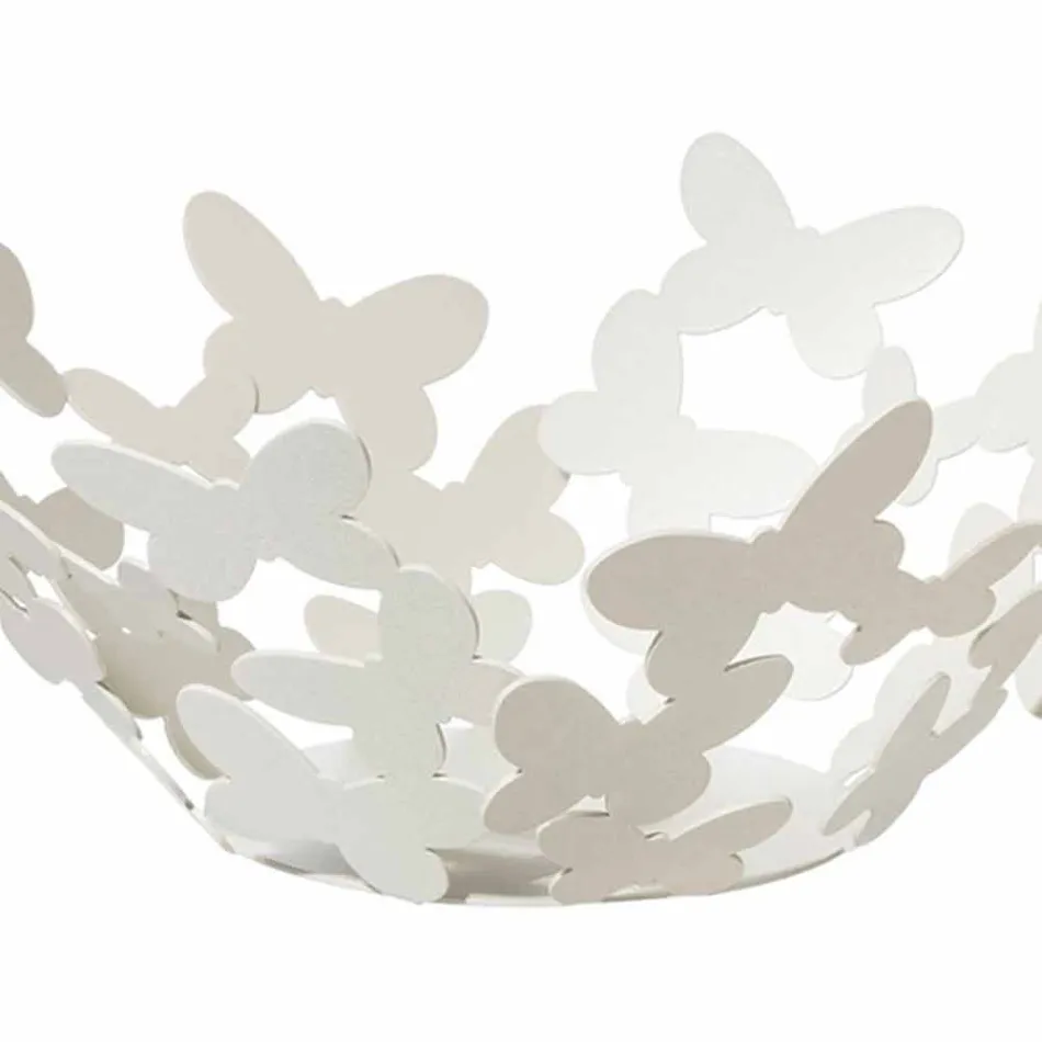 Vrchol bílý, béžový nebo slonovinový kovový design Vyrobeno v Itálii - Leiden Viadurini