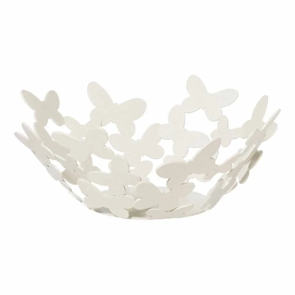 Vrchol bílý, béžový nebo slonovinový kovový design Vyrobeno v Itálii - Leiden Viadurini