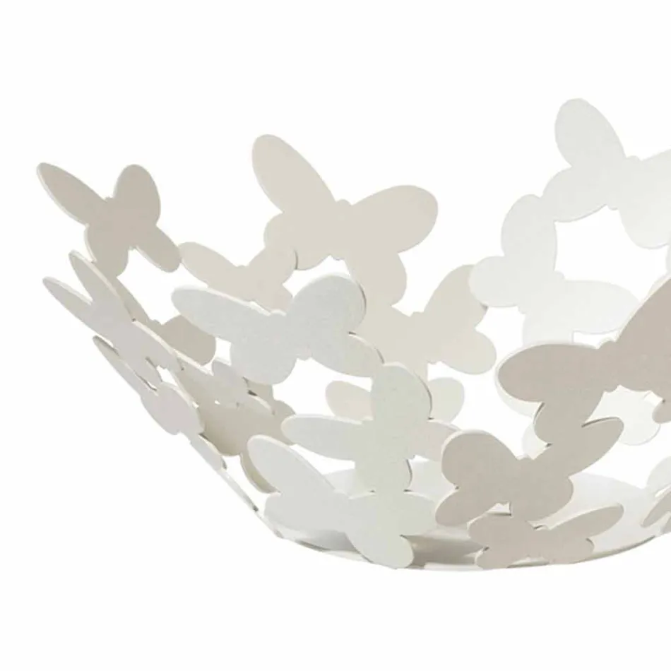 Vrchol bílý, béžový nebo slonovinový kovový design Vyrobeno v Itálii - Leiden Viadurini