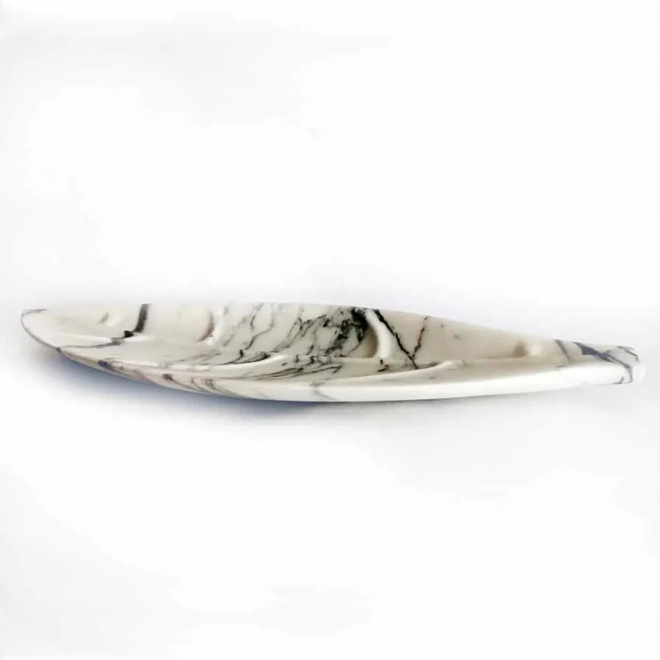 Vrchol v mramoru Arabescato s tvarem listu vyrobený v Itálii - Treviso Viadurini