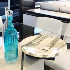 Vrchol v mramoru Brezza della Versilia a kovu vyrobeném v Itálii - Amabile Viadurini