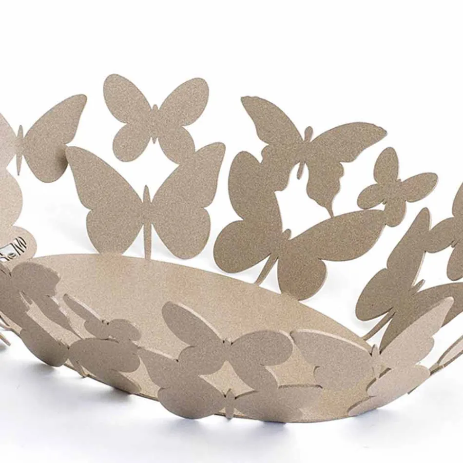 Moderní oválný vrchol v bílé nebo béžové železě vyrobené v Itálii - Leiden Viadurini