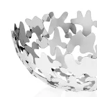 Kulatý středobod současného designu zdobený stříbrným kovem - Cordoba Viadurini