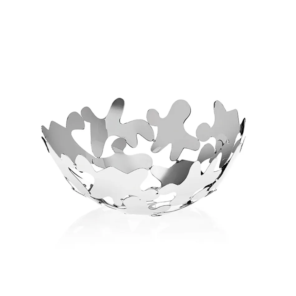 Kulatý středobod současného designu zdobený stříbrným kovem - Cordoba Viadurini