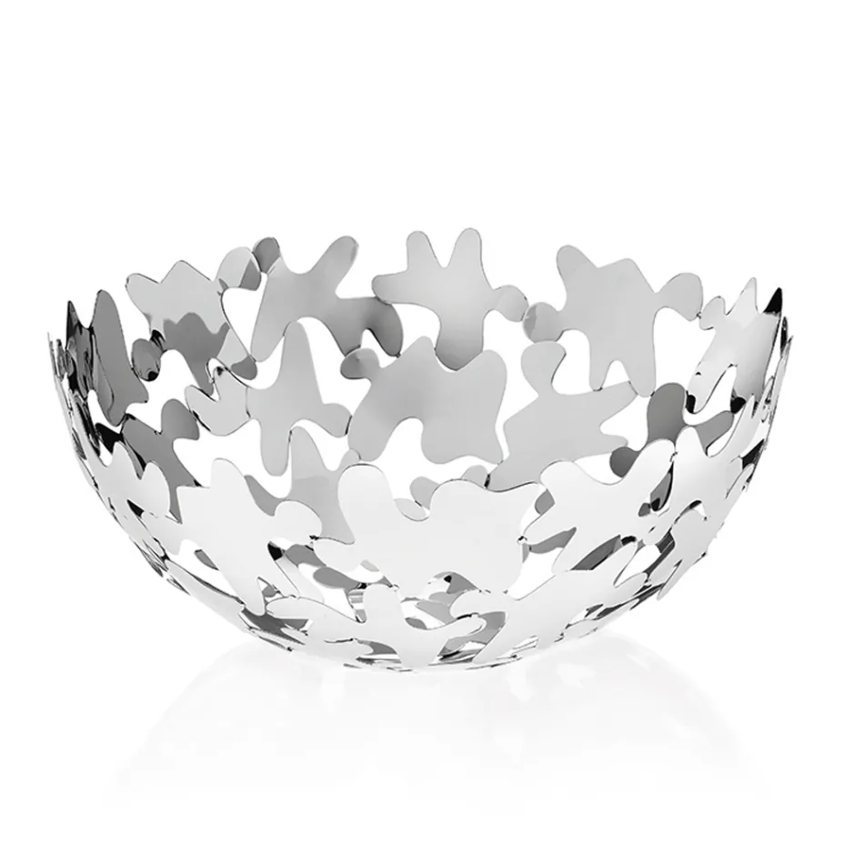 Kulatý středobod současného designu zdobený stříbrným kovem - Cordoba Viadurini