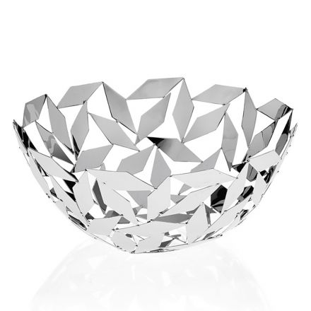 Středobod designu Semisphere ve stříbrných kovových geometrických ozdobách - Torresi Viadurini