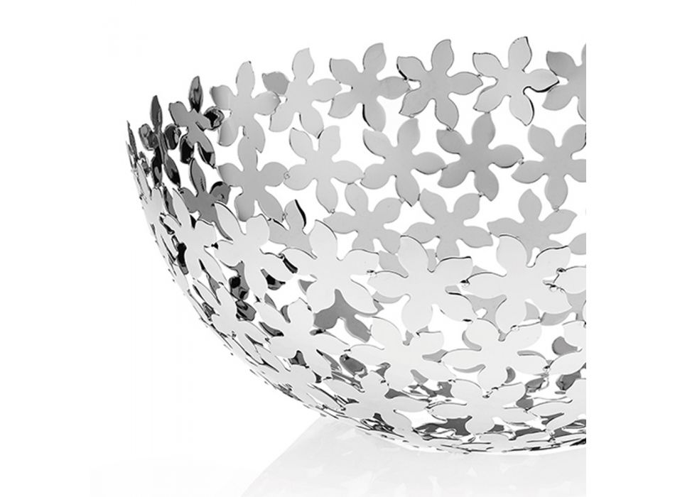 Stříbrný kovový polosférický vrchol Luxusní květinové dekorace - Terraceo Viadurini