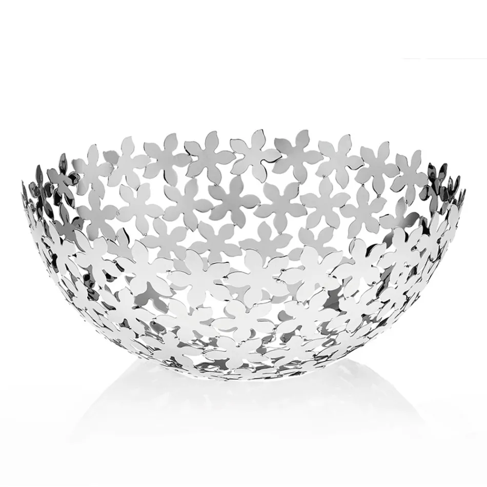 Stříbrný kovový polosférický vrchol Luxusní květinové dekorace - Terraceo Viadurini