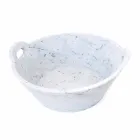 Koš v bílém mramoru Carrara italského luxusního designu - Tinozzo Viadurini