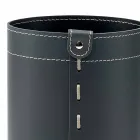 Košík odpadního papíru v regenerované ruční kůži Battista Viadurini