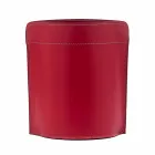 Košík odpadního papíru vyrobený v Itálii v regenerované kůži Canistro Viadurini