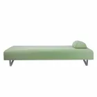 Venkovní design Chaise Longue v kovu a tkanině vyrobené v Itálii - Selia Viadurini