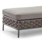 Venkovní lenoška na laně a polštáře s odnímatelnými látkovými potahy – Jamajka Viadurini