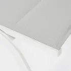 Venkovní lehátko z textilu a hliníku s kolečky, 4 kusy - Babilonia Viadurini