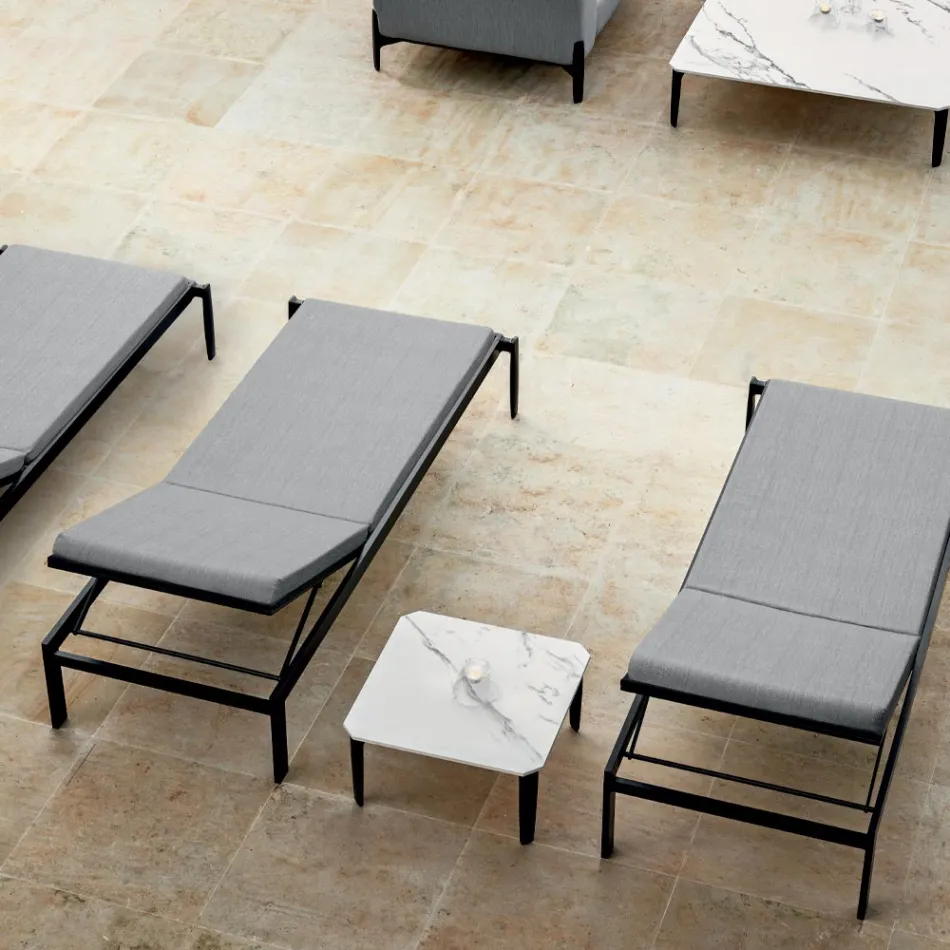 Zahradní lenoška s nebo bez vysoce kvalitní matrace - Filomenalet Viadurini